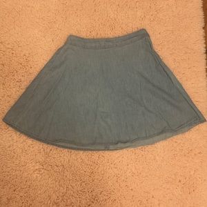 forever 21 denim circle skirt